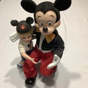 porcelain Mickey Mouse doll